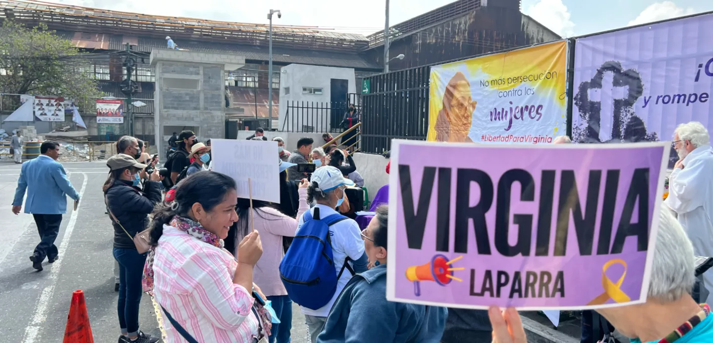 Manifestation en soutien à la prisonnière d'opinion 