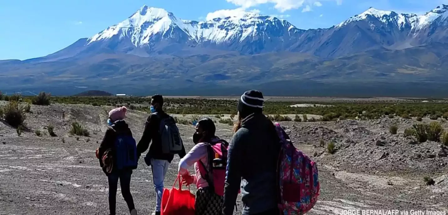 Migrants à la frontière 